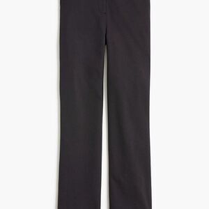 NWT J. Crew Factory Ponte Pant, size 6 (runs big), black, viscose/poly/elastane
